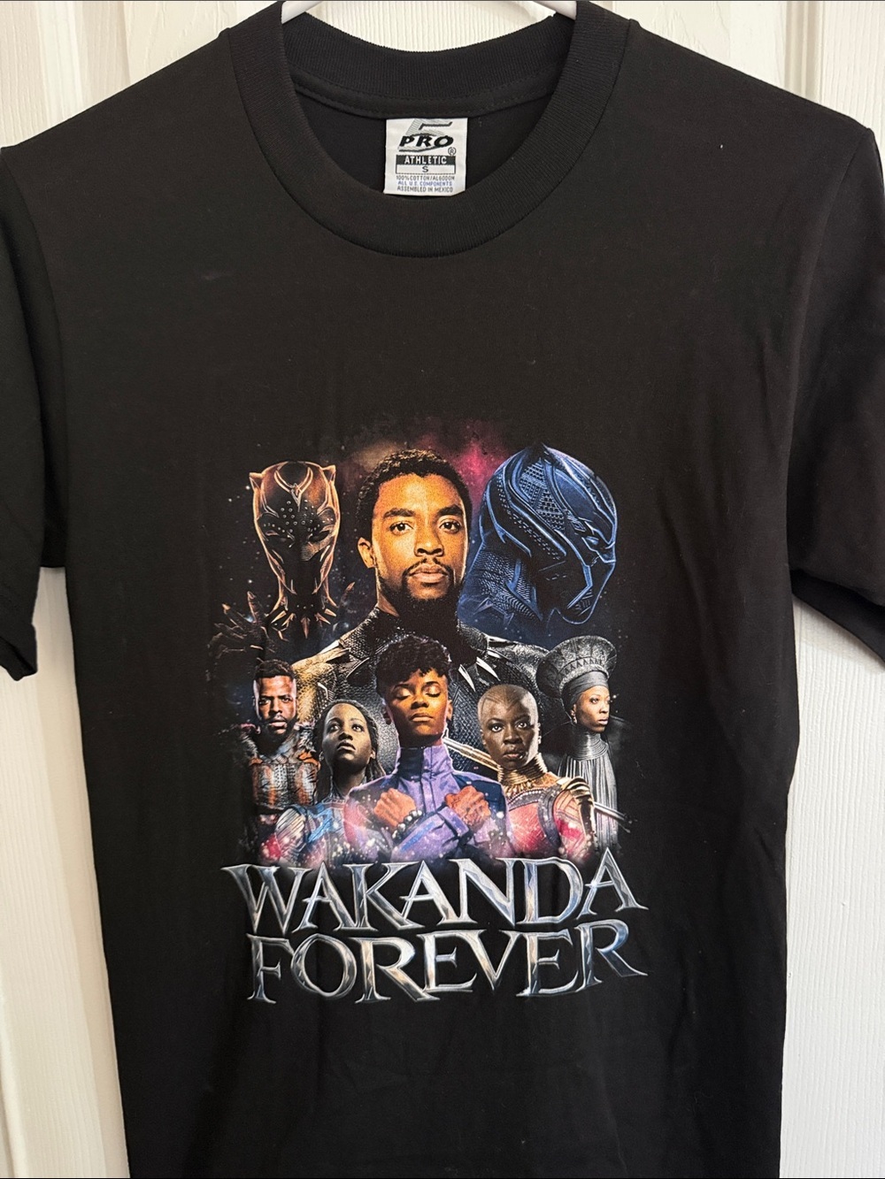 Black Wakanda Forever Graphic Short Sleeve Tee
